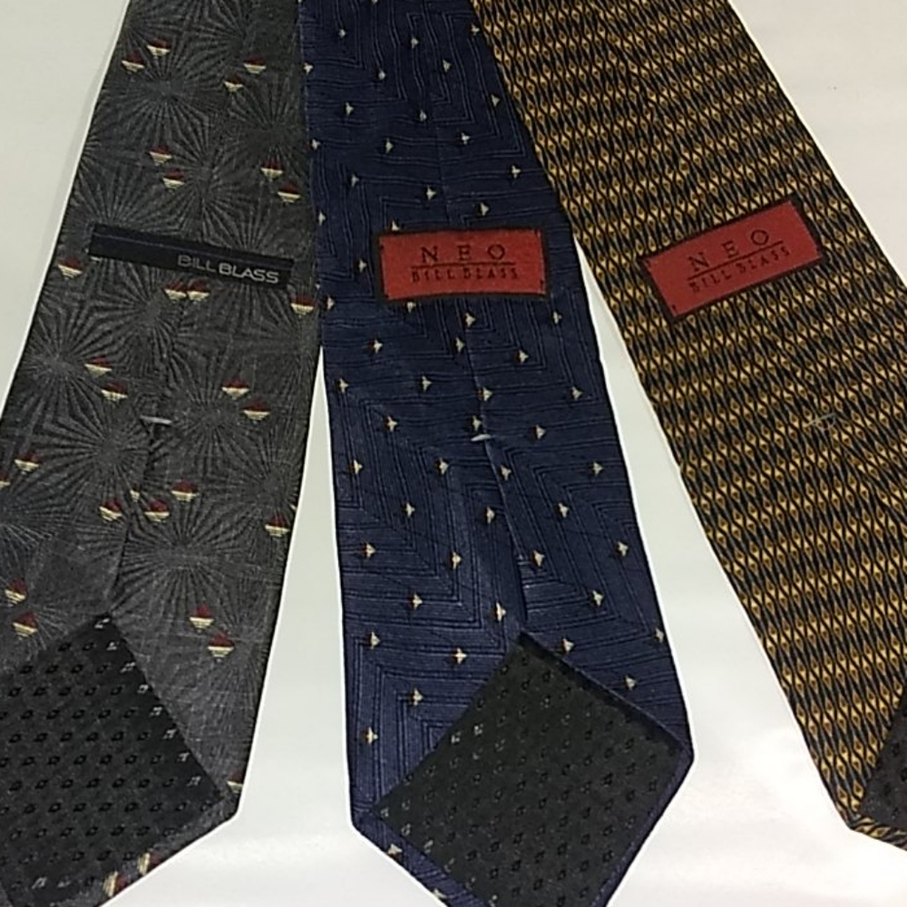 Bill Blass Ties Lot of 3 - Picture 5 of 5